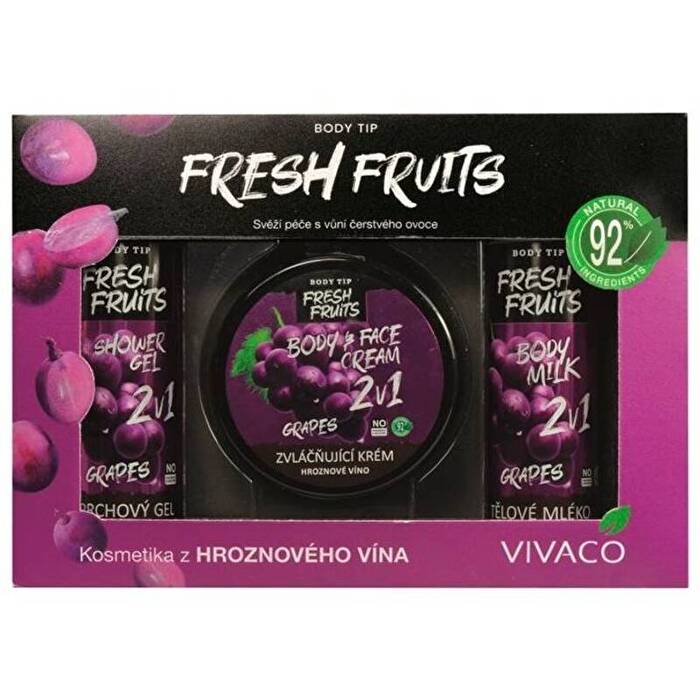 Vivaco Gift Box Of Cosmetics With Grape Wine