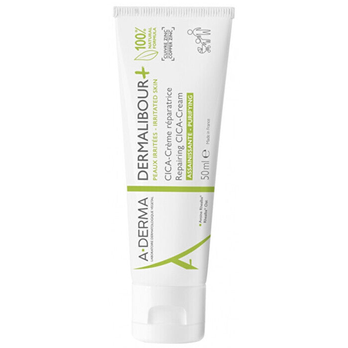 A-Derma Dermalibour+ Repairing Cica-cream 50ml