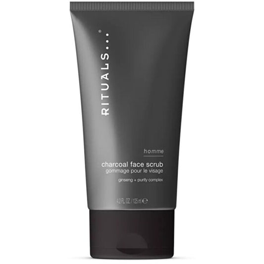 Rituals Homme Charcoal Face Scrub - Pleťový Peeling S Aktivním Uhlím 125ml
