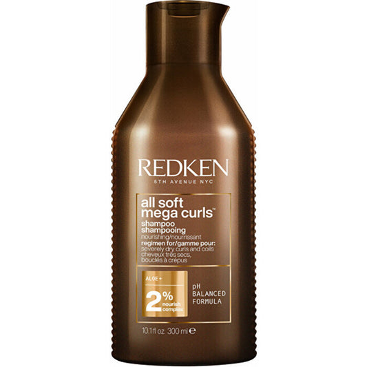 Redken All Soft Mega Curls Shampoo (dry Curly And Wavy Hair) 300ml