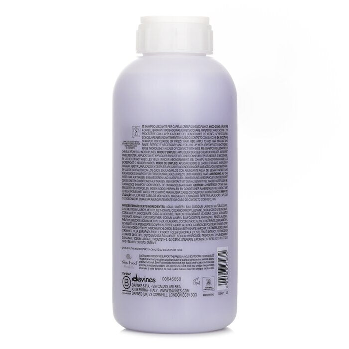 Davines Love Shampoo (Lovely Smoothing Shampoo For Coarse or Frizzy Hair) 1000ml/33.8oz