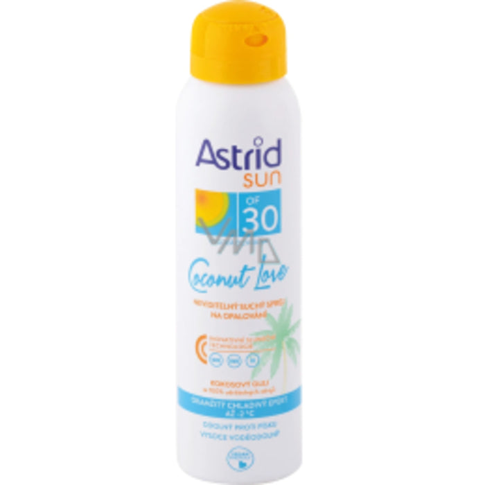 Astrid Sun Coconut Love Dry Mist Spray Spf30 150ml