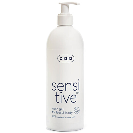 Ziaja Sensitive Face & Body Wash Gel 400ml