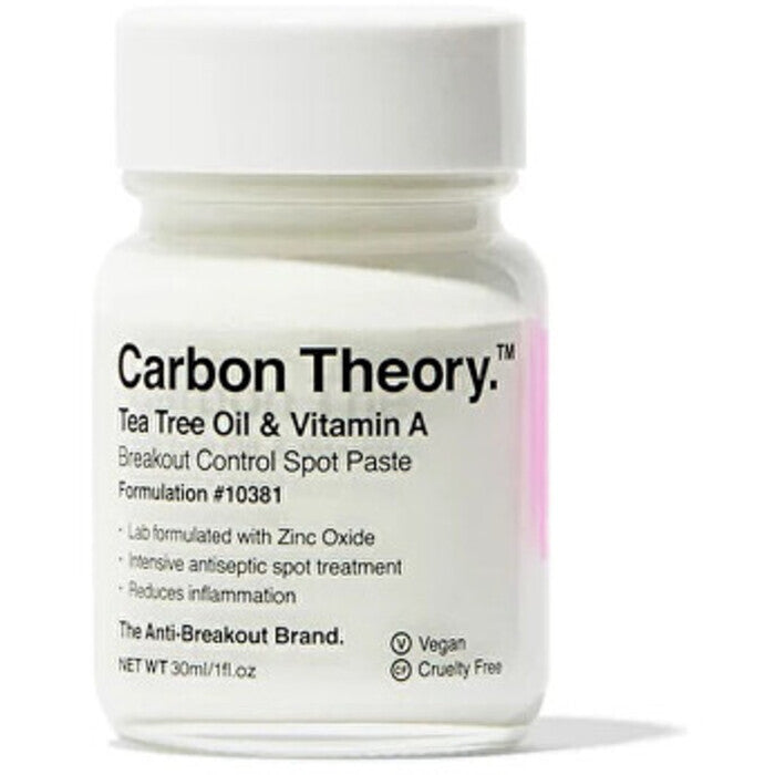 Carbon Theory Tea Tree Oil & Vitamin A Breakout Control Spot Paste 30ml