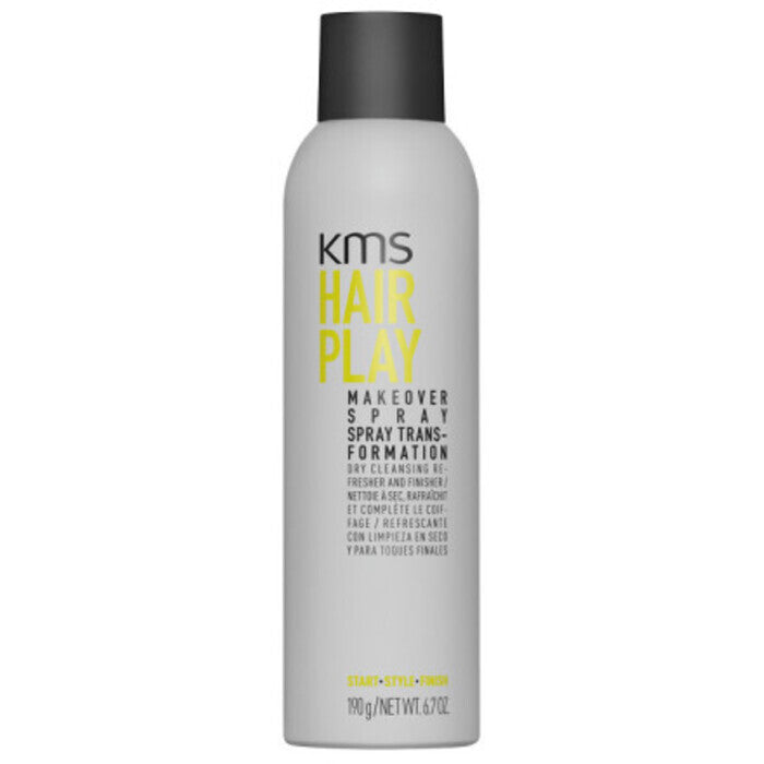 Kms Hair Play Makeover Spray - Suchý šampon Pro Objem A Zpevnění Vlasů 250ml