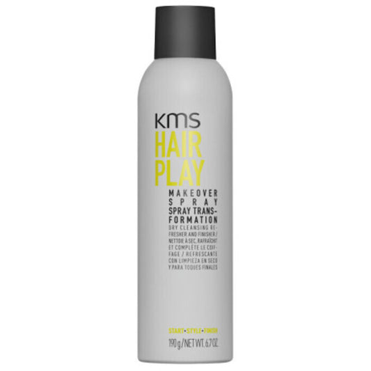 Kms Hair Play Makeover Spray - Suchý šampon Pro Objem A Zpevnění Vlasů 250ml