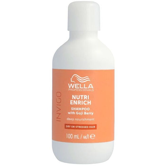 Wella Professional Nourishing Shampoo For Dry And Damaged Hair Invigo Nutri- Enrich (deep Nourishing Shampoo) 300ml
