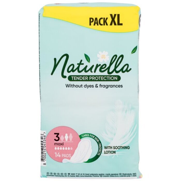 Naturella Tender Protection Maxi - Winged Sanitary Pads 14.0ks