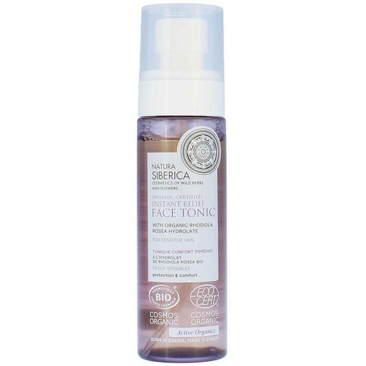 Natura Siberica Organic Certified Instant Relief - Přírodní Tonikum Pro Citlivou Pleť 100ml