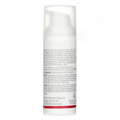 EltaMD UV Clear Facial Sunscreen SPF 46 - For Skin Types Prone To Acne, Rosacea & Hyperpigmentation - Tinted(Random Packaging) 48g/1.7oz