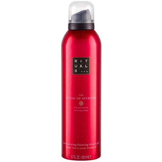Rituals Ayurveda Foaming Shower Gel Indian Rose & Sweet Almond Oil 200ml