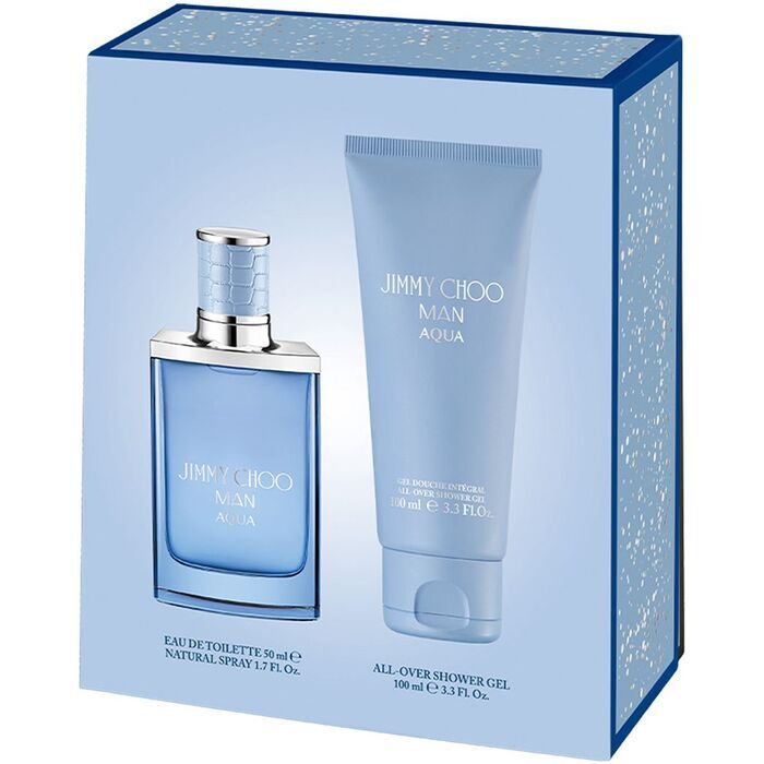 Jimmy Choo Man Aqua Gift Set Eau De Toilette 50ml And Shower Gel 100ml 50ml