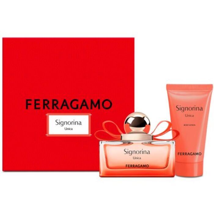 Salvatore Ferragamo Signorina Unica Gift Set Eau De Parfum 50ml And Body Lotion 50ml 50ml