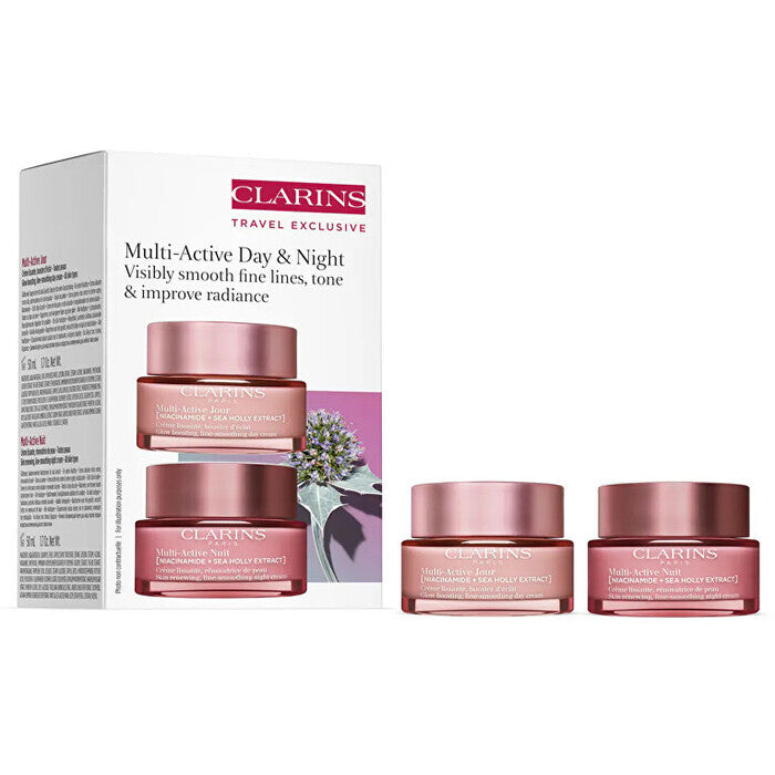 Clarins Multi-active Set - Dárková Sada Multiaktivní Pleťove Peče