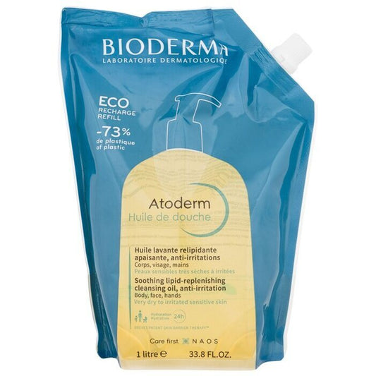 Bioderma Atoderm Soothing Lipid-replenishing Cleansing Oil ( Náplň ) - Zklidňující A Vyživující Sprchový Olej Pro Velmi Suchou A Citlivou Pokožku 1000ml