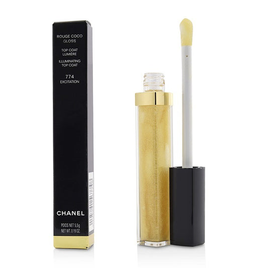 Chanel Rouge Coco Gloss Top Coat Lipgloss #774 Excitation 5.5g