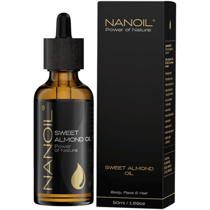 Nanoil Sweet Almond Oil - Olej Pro Všechny Typy Vlasů 50ml