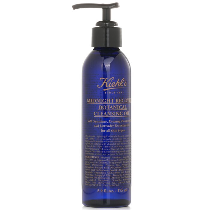 Kiehl's Midnight Recovery Botanical Cleansing Oil For All Skin Types 175ml
