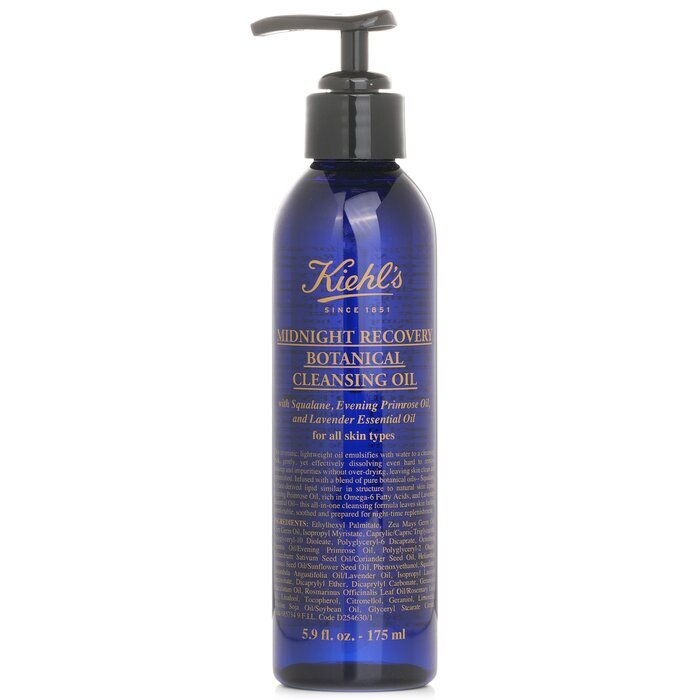 Kiehl's Midnight Recovery Botanical Cleansing Oil For All Skin Types 175ml