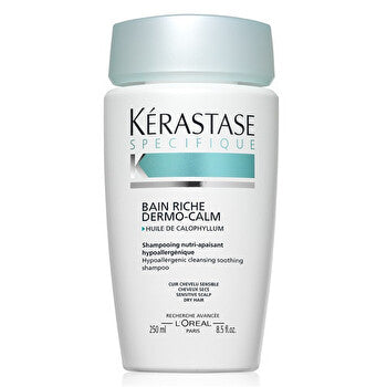 Kerastase Specifique Bain Riche Dermo-Calm Cleansing Soothing Shampoo (Sensitive Scalp, Dry Hair) 250ml/8.5oz