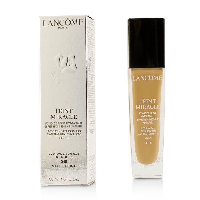 Lancome Teint Miracle Hydrating Foundation Spf15 #045 Sable Beige 30ml