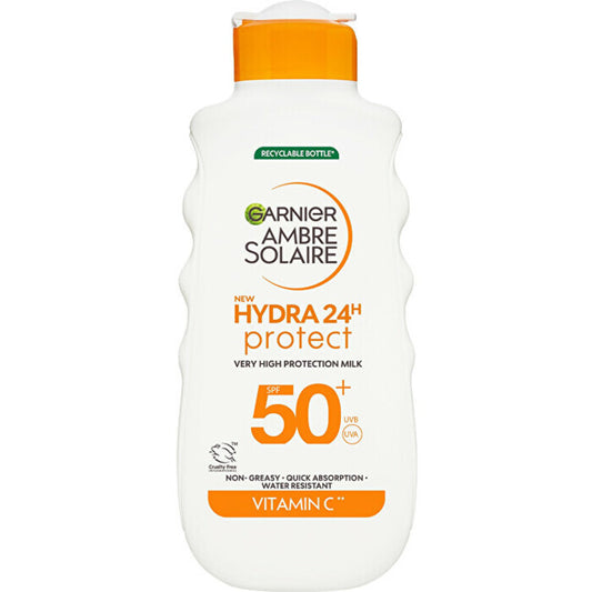 Garnier Ambre Solaire Hydra 24h Protect Very High Protection Milk Spf 50 - Opalovací Mleko 175ml