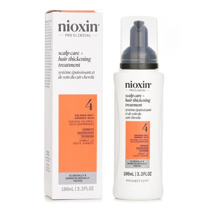 Nioxin Diameter System 4 Scalp & Hair Treatment (Colored Hair, Progressed Thinning, Color Safe)�� (Random Packaging) 100ml/3.38oz