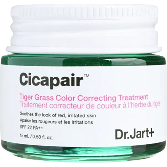 Dr. Jart+ Cicapair Spf 22 Tiger Grass Color Correcting Treatment - Pleťový Krem Proti Zarudnutí 50ml
