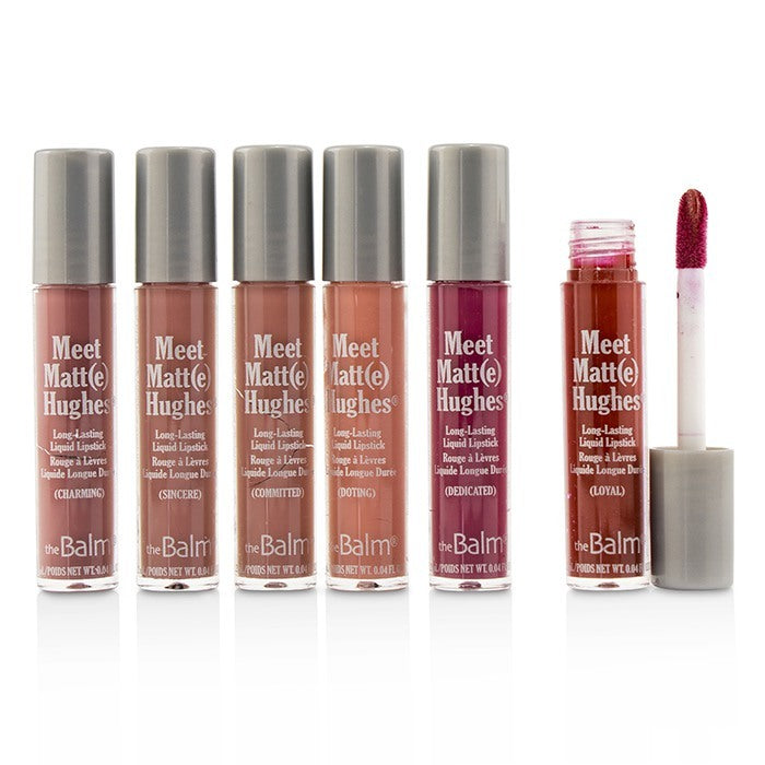 TheBalm Meet Matt(e) Hughes 6 Mini Long Lasting Liquid Lipsticks Kit - Vol.1 6x1.2ml/0.04oz