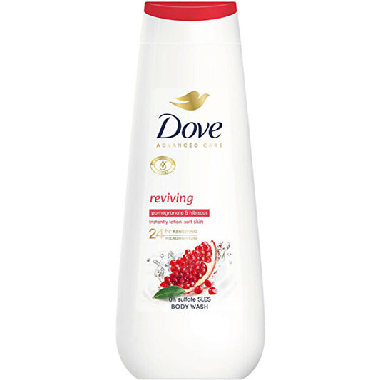 Dove Advanced Care Reviving Body Wash - Sprchový Gel S Vůní Granátoveho Jablka A Ibišku 400ml