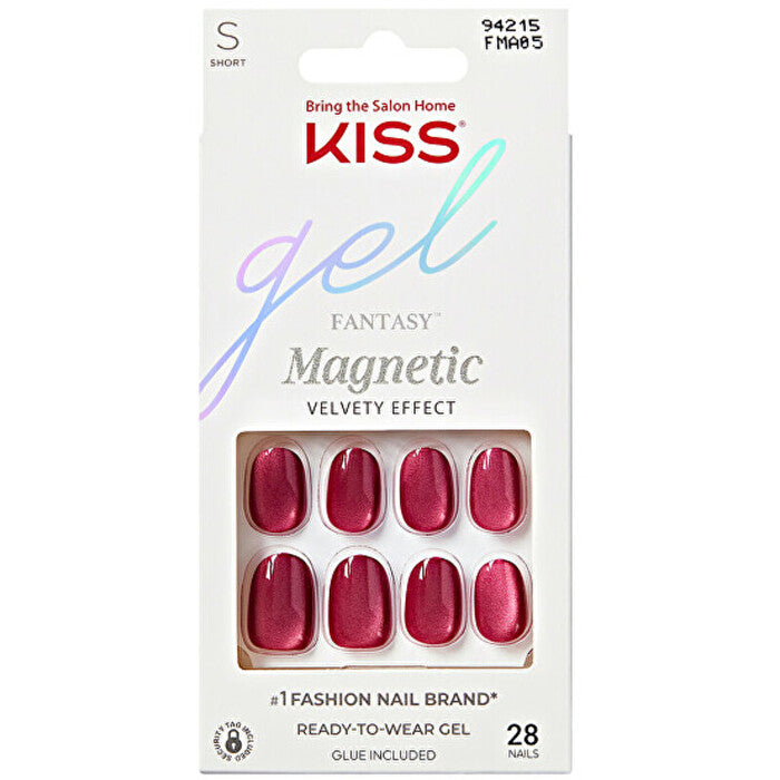 Kiss My Face Gel Fantasy Magnetic Set Us Free Nails - Gel Nails ( 28 Pcs )