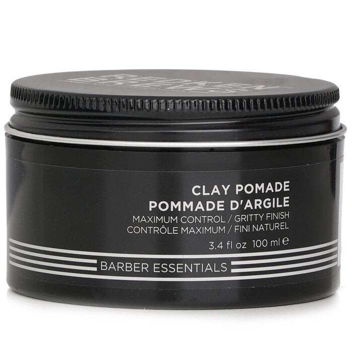 Redken Brews Clay Pomade (Maximum Control / Gritty Finish) 100ml/3.4oz