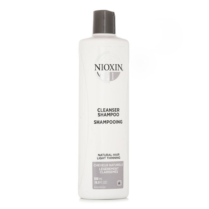Nioxin Derma Purifying System 1 Cleanser Shampoo (Natural Hair, Light Thinning)(Random Packaging) 500ml/16.9oz