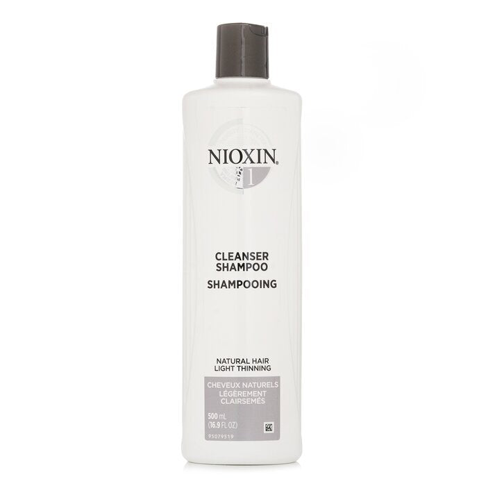 Nioxin Derma Purifying System 1 Cleanser Shampoo (Natural Hair, Light Thinning)(Random Packaging) 500ml/16.9oz