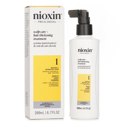 Nioxin Diameter System 1 Scalp & Hair Treatment (Natural Hair, Light Thinning)��(Random Packaging) 200ml/6.76oz