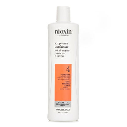 Nioxin Density System 4 Scalp Therapy Conditioner (Colored Hair, Progressed Thinning, Color Safe)  (Random Packaging) 500ml/16.9oz