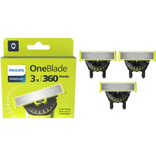 Philips Oneblade 360 Qp430/50 - Náhradní Břity Pro Cele Tělo ( 3 Ks )