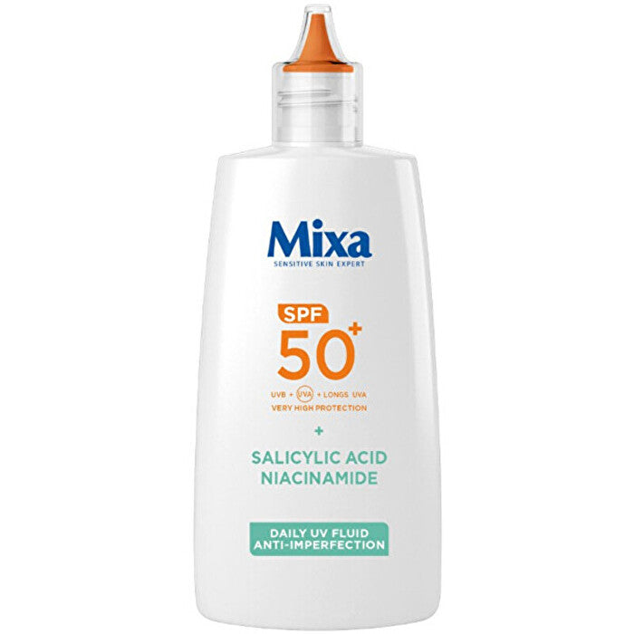 Mixa Anti Imperfection Daily Uv Fluid Spf 50+ - Pleťový Fluid Proti Nedokonalostem 40ml