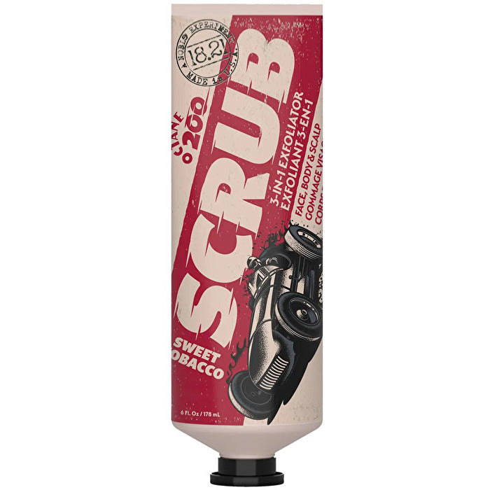 18.21 Man Made Octane 200 Scrub Sweet Tobacco - Face Body And Scalp 17 ...