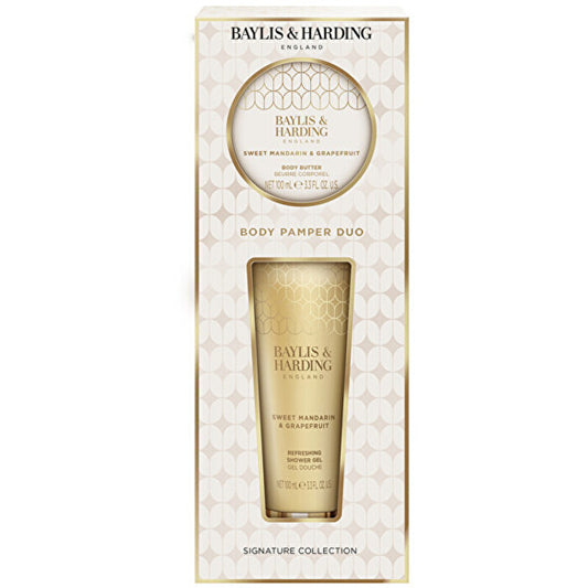 Baylis & Harding Body Pamper Duo ( Mandarin & Grapefruit ) - Gift Set