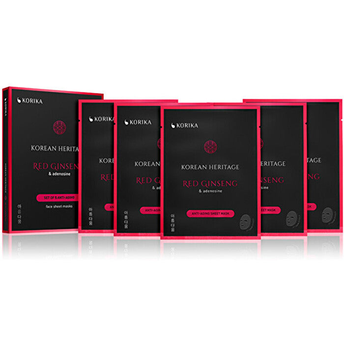 Korika Korean Heritage Mask Set - Sada Plátýnkových Masek Proti Stárnutí 25.0g
