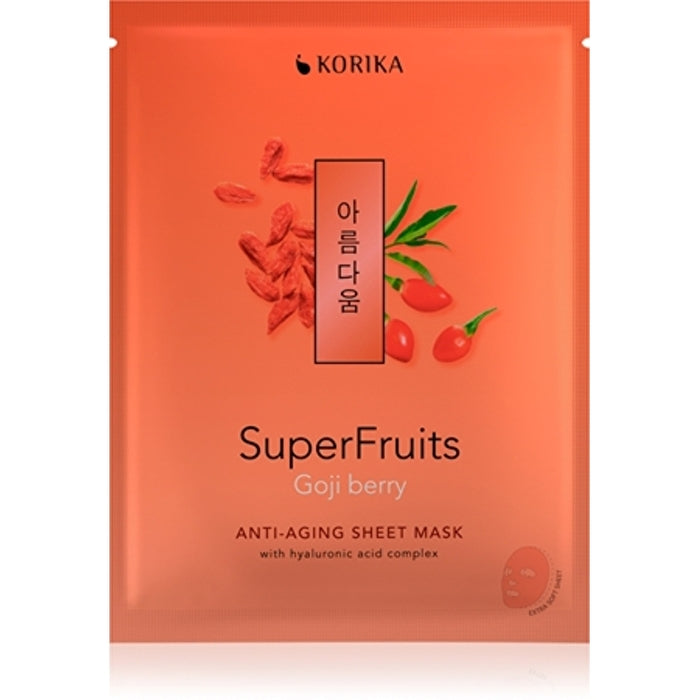 Korika Superfruits Goji Anti-aging Sheet Mask 25.0g