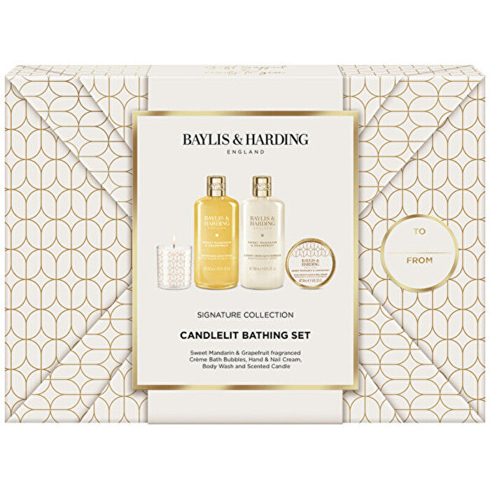 Baylis & Harding Mandarin & Grapefruit Candlelit Bathing Set - Gift Set