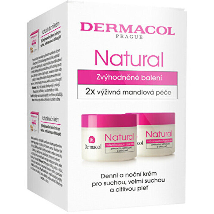 Dermacol Natural Almond Day & Night Duopack - Dárková Sada Mandloveho Denního A Nočního Kremu