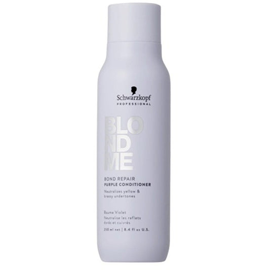 Schwarzkopf Professional Blondme Bond Repair Purple Conditioner - Tónovací Kondicioner Pro Neutralizaci žlutých Tónů 250ml