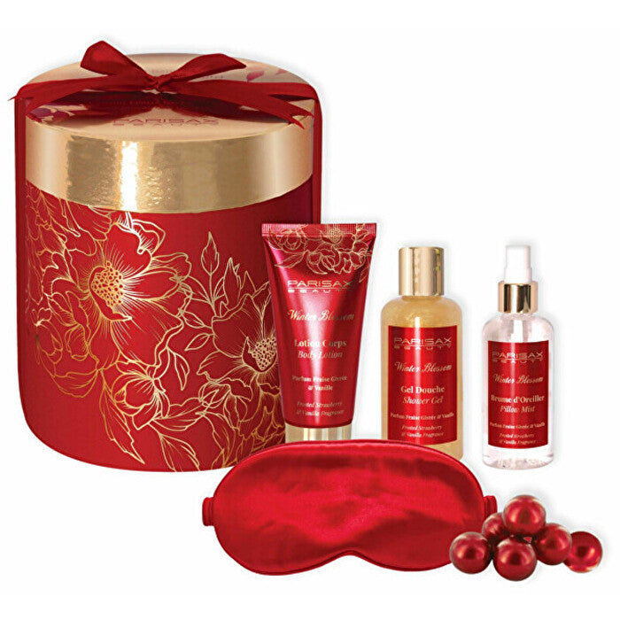 Parisax Night Relaxing Ritual Gift Set ( Frozen Strawberries & Vanilla )