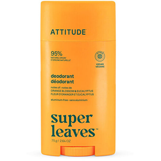 Attitude Super Leaves Pomerančový Květ & Eukalyptus - Přírodní Deodorant 75.0g