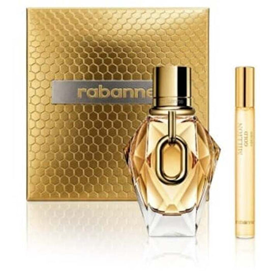 Paco Rabanne Million Gold For Her Gift Set Eau De Parfum 90ml And Eau De Parfum Miniature 20ml 90ml