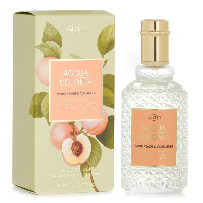 4711 Acqua Colonia White Peach & Coriander Eau De Cologne Spray 50ml/1.7oz