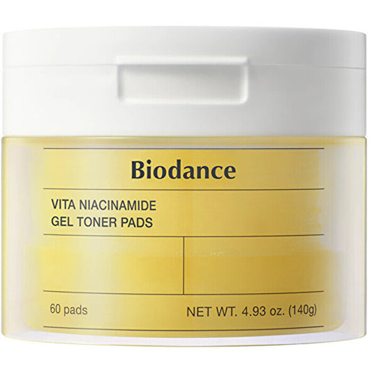Biodance Vita Niacinamide Gel Toner Pads - Tonizační Polštářky ( 60 Ks )